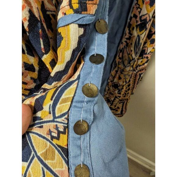 Ariat Multi Color Women's Social Kimono Top Women's One Size - Picture 4 of 11